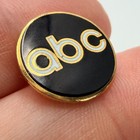 Abc American Broadcasting Company Logo Lapel Pin Tie Tack Walt Disney Employee
