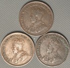 1920 1921   1934  Canada One Cent Coin Lot Ungraded   C2