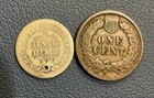 U s Coin Collection - 1858 O Seated Liberty Half Dime   1897 Indian Cent