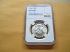 1948-d Franklin Half Dollar Graded By Ngc Ms 64 Fbl