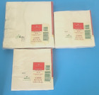 Vintage Hallmark Christmas Cocktail Beverage Napkins Santa Nip Lot Of 3