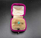 Antique Imperial  Russion fedor afanasiev Gold And emerald  Ring 