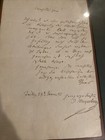 Giacomo Meyerbeer Autographed Letter - Signed And Framed