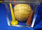 Colonel Practice Vintage Antique Golf Ball 4 Vintage Golf Tees  Display