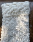 Christmas Stocking Rachel And Zoe White 20    Faux Fur Knitted Top