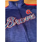 Cooperstown Collection Braves Track Jacket Full Zip Mlb Baseball Large T Atlanta