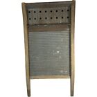 Vintage National Washboard Co Memphis Chicago Saginaw Our Own Wood Metal Antique