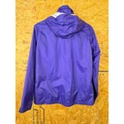 Cabelas Womens Lightweight Hooded Rain Jacket Purple Outdoor Activewear L