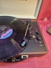 Victrola Vintage Suitcase 3-speed Bluetooth Turntable Record Player Brown Vwm-10