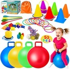 Durable Carnival Game Set With Hopper Balls   Bean Bags - Holiday Ready Fun 