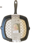 Dolly Pre-seasoned Cast Iron Square Grill Pan 10 5 