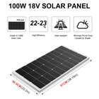 Dokio 100w 200w Rigid Monocrystalline Solar Panel Kit For Home rv boat battery