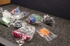 Lot Of 12 Vintage Tupperware Keychains  Gift  Shape Ball   More Great Mix    New