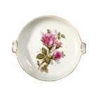 Vtg Antique Flower Floral Rose Set  6  Porcelain Stackable Trays Moody Cottage