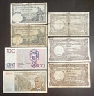 Belgium 1938 5 Francs 1940 1945 1980 20 Francs 1957 1980 100 Francs 7 Banknotes