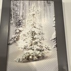 Hallmark Glistening Snowy Tree Boxed Christmas Cards Set Of 16 Cards   Env