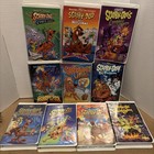 Vintage Lot Of 10 Scooby-doo Vhs Videotapes Movies And Cartoons