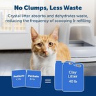 Petsafe Scoopfree Premium Crystal Cat Litter - Outperforms Clay Litter - Less Tr