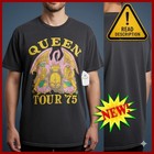 Altar d State Queen Band Tee Women Xs s Oversized Tour 75 Vintage Black Nwt