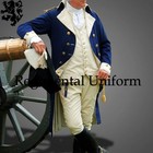 18th Century Military Officer Coat  Revolutionary War Uniform  Colonial Historic