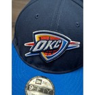 New Era 9fifty Oklahoma City Thunder Nba Snapback Hat Navy Blue Okc Hat