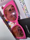 Rare Dolce Gabbana Sunglasses Youth Pink Flower Mirror Rose Gold D g Designer 