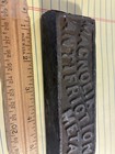 Antique Magnolia Anti-friction Metal Ingot - Babbitt Bar - Nearly 3 Pounds