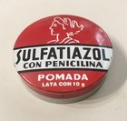 Antique Vintage Rare Tin Metal Sulfatiazol Full Can Medical Drug Collectible