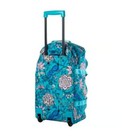 Nwt Vera Bradley Peacock Garden Lighten Up Wheeled Carry On Suitcase Luggage