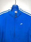 Vintage Gray Tag Nike Full Zip Blue Track Jacket Youth L 12-14