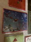 Papyrus Lot Of 6 Christmas Holiday Cards  Sparkle Embellished 3d Tree Pretty Gem