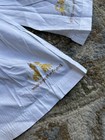 Pottery Barn Kids Dust Ruffle bed Skirt Embroidered Zoo Animals