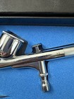 Iwata Hp-c Cup Fed Airbrush Gun Silver Air Powered For Figures Made In Japan