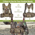 Camo Hunting Fanny Pack For Men Waist Bag With Bow Holder Outdoor Hunting Gear