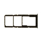 Sim Micro Sd Card Tray Dual For Samsung Galaxy A51 Black Replacement Part