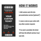 Ole Miss Vs Tulane 2025 College Football Playoff Custom Ticket Stub Any Seat