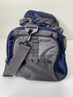 Eddie Bauer Duffle Bag Gray blue Carry On Luggage Shoulder Strap 15x10x9in