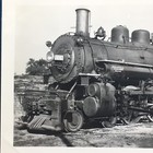 Western Pacific Railroad Engine Locomotive No  84 Antique Photo