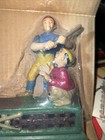 Hometown Battery Mechanical Bank No 56 Cast Iron Vtg Repro The Book Of Knowledge