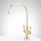 New Polished Brass Isadora 1 75 Gpm Single Hole Bar And Kitchen Faucet By