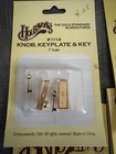 Miniature Dollhouse Door Knobs  Knockers  Keys Large Lot Of 6 Packages  Nos  1b
