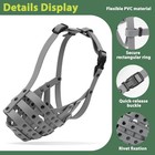 Lightweight Basket Large Dog Muzzle Adjustable Allows Panting Drinking Training