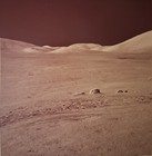 Vintage Nasa Red Number Apollo 17 As17-146-22349 Photograph