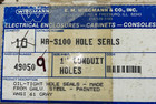 Wiegmann Wa-s100 Hole Seals 1  Conduit Holes Oil-tight Hole Seals Galvanized