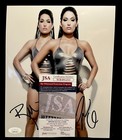 Nikki And Bre Bella The Bella Twins Hand Signed Metallic 8x10 Photo Jsa Wwe  3 