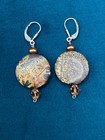 Julia Warner Stone Necklace Earring Set Picasso Jasper Pearl Sterling Pierced