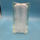 Retired New Pittsburgh Corning Decora Premier Glass Block 8 X 8 X 4 Wavy Brick