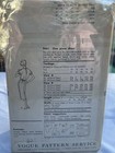 Vintage 1950s Vogue Dress  Pencil Style Sewing Pattern 9451