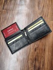 Men s Genuine Leather Bifold Wallet Rfid Blocking     Premium Gift Box  Xmas Sale