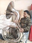 Sousaphone Tuba 25  bell Of Pure Brass In Chrome Polish free Cases free Shipping